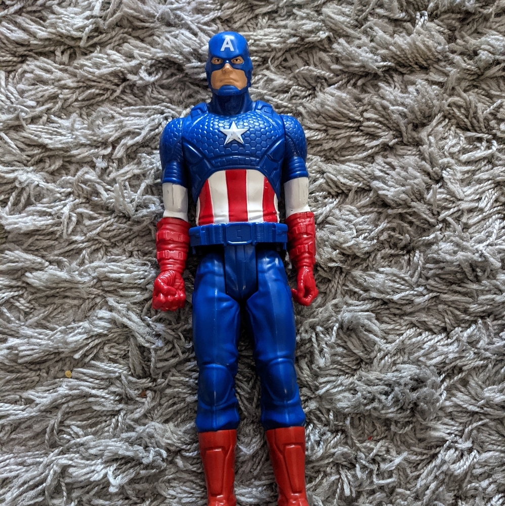 Marvel action figures and mask